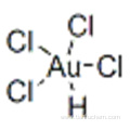 Aurate(1-),tetrachloro-, hydrogen (1:1),( 57191295,SP-4-1)- CAS 16903-35-8